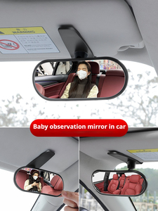 New <b>Car</b> Rearview <b>Mirror</b> with Wider Visual Range Easy-to-Use Glass Side <b>Mirror</b> for Back Seat for Watching Your Baby - Product Image 6