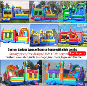 Trung Quốc Inflatable <span class=keywords><strong>Combo</strong></span> Trượt Với Jumping <span class=keywords><strong>Castle</strong></span> Bouncer Nhà - Product Image 3