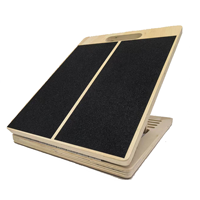 Skyhope-K Fitness professionnel planche inclinée en bois réglable inclinaison mollet civière antidérapant Portable pour Squats