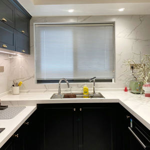 יוקרה העליון המוכר אופנתי שחור נירוסטה ידידותי לסביבה ארונות מטבח מודרני ארונות מטבח מודרני ידית גבוהה - Product Image 5