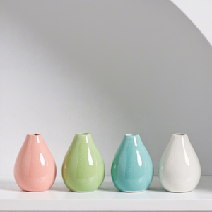 Macetas de Cerámica para Suculentas, Estilo Jardín, para Hogar, Macetas de Flores al por Mayor con Acabado Esmaltado, Orificio de Drenaje, Ecológicas - Product Image 1