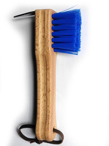 2025 Neue hochwertige Huf pickel mit Holzgriff Holz huf pickel bürste für die Reinigung von Pferde huf - Product Image 3