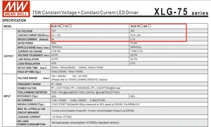Bán Buôn Meanwell XLG-75-24 75W 24V 3.1A Kim Loại Trường Hợp LED Điều Khiển Cung Cấp Điện 12V Đầu Ra Duy Nhất Cho Ngành Công Nghiệp - Product Image 2