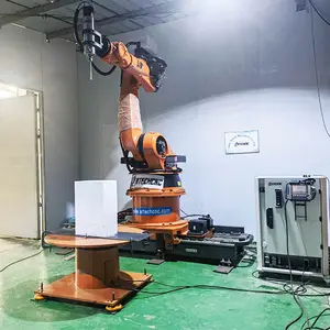 Máquina fresadora de pedra robótica cnc kuka, braço robótico para fresagem e perfuração