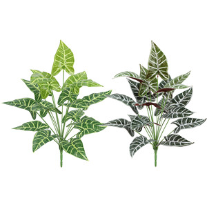 Bouquet de feuilles de plantes artificielles Guanyi 30cm-100cm en caoutchouc souple pour décorations de mariage et de maison - Product Image 3