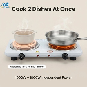 <span class=keywords><strong>Plaque</strong></span> chauffante électrique double tête 2000w, cuisinière domestique, utilisation en plein air, camping, voyage, <span class=keywords><strong>plaque</strong></span> chauffante à bobine avec <span class=keywords><strong>2</strong></span> brûleurs - Product Image 4