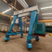Pont roulant mobile à pneus en caoutchouc de 20 à 80 tonnes, contrôlé par PLC, pour solution de levage personnalisée en entrepôt
