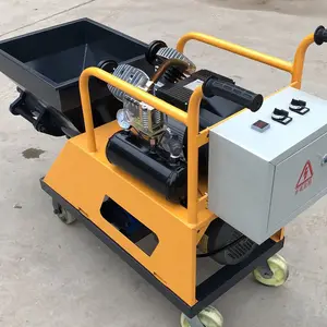 Máquina industrial de alta pressão para pulverização de argamassa de cimento e tinta, pulverizador de funil, máquina de pulverização de argamassa
