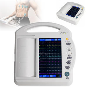<span class=keywords><strong>Monitor</strong></span> EKG 12 Saluran Smart Human untuk Pemeriksaan Rumah Sakit Mesin EKG - Product Image 1