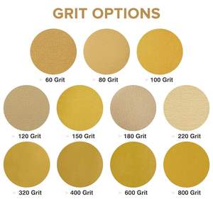 Rouleau de disque de ponçage or grain 80 <span class=keywords><strong>6</strong></span> pouces disque de ponçage PSA auto-adhésif rouleau de papier de verre à dos <span class=keywords><strong>collant</strong></span> pour peinture - Product Image 6