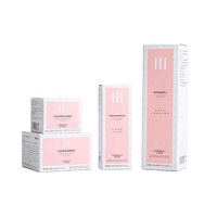Boîte cosmétique personnalisée avec plateau intérieur, portable et réutilisable, pour crème contour des yeux, coffret cadeau individuel, soin de la peau, boîte à manchon en carton blanc