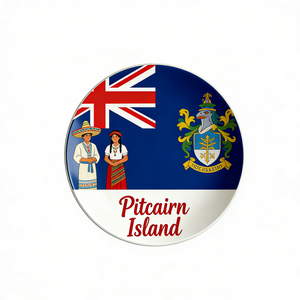 Assiette en céramique personnalisée style îles Pitcairn, Wallis et <span class=keywords><strong>Futuna</strong></span>, Haïti, Saint-Vincent-et-les-Grenadines – Vente en gros - Product Image 1