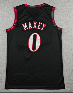 Nouveaux Styles 2026 – <span class=keywords><strong>Maillot</strong></span> de Basketball Unisexe Brodé et Cousu de Haute Qualité pour Hommes – Philadelphia <span class=keywords><strong>76ers</strong></span> Tyrese Maxey – Ventes Flash - Product Image 1