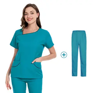 Medical nurse uniform Hospital doctors sets short sleeved Surgical suits dental clinic workwear nursing clothes scrub sets