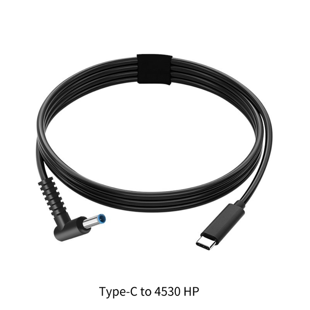 65W Laptop Cable USB Type C Male to DC Male Jack Pin Pd Charging Cable 15V 20V 3A 1.5M