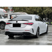 Classe C W206 à C63 Kit de carrosserie 1vs1 Kits de mise à niveau de voiture Pare-chocs avant Grille Capot Aile Jupe latérale Lèvre arrière Embout d'échappement Pièces automobiles