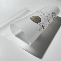 Papier sulfurisé blanc translucide A3 A4 imprimé sur mesure avec logo, papier calque imprimable