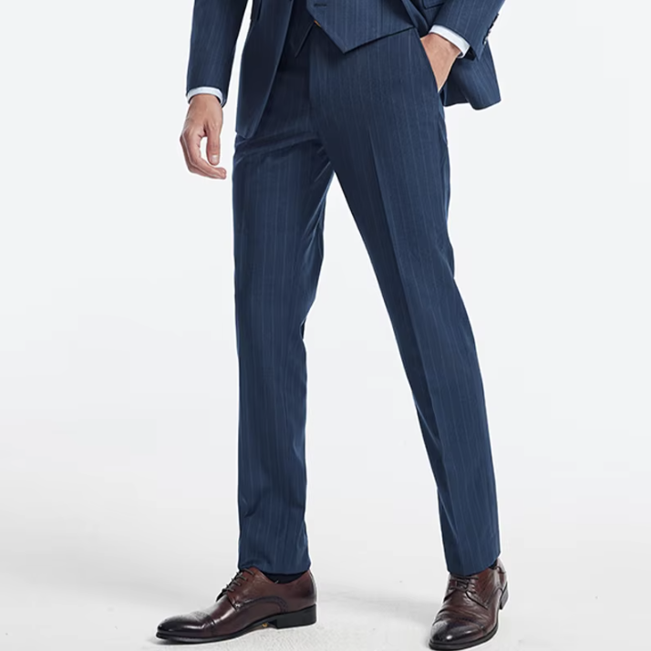Pantalones de Traje Azul