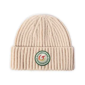 Hombres Sombreros de punto Gorros de invierno Gorros Sombreros cálidos Logotipo personalizado New York Beanie Sombreros
