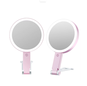 Espejo de Maquillaje Plegable de Viaje, Espejo Portátil Mini con Pantalla Táctil, Aumento y Luces - Product Image 6