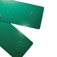 Peinture en poudre thermodurcissable polyester vert texturé RAL6005 anti-corrosion pour pièces en aluminium et acier, peinture pour bateaux