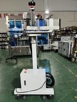 Machine d'étiquetage automatique électrique pour boîtes/cartons à côtés plats avec PLC et moteur pour ligne d'emballage
