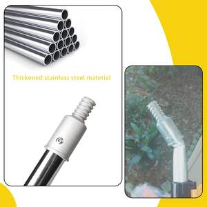 מוט מאריך שחור למכירה חמה, 2 רגל עד 12 רגל עמוד מאריך רב תכליתי לניקוי רולר - Product Image 3