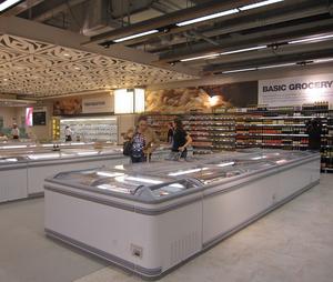 Exhibidor <span class=keywords><strong>Horizontal</strong></span> Tipo Isla para Supermercado, Refrigerador con Puerta de Vidrio para Exhibición de Helados y Congeladores - Product Image 2