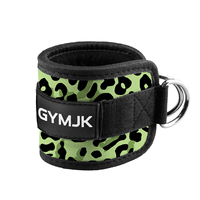 Sangles de cheville réglables pour entraînement de force des adultes, avec doubles anneaux en D et fixation Velcro pour poulie de jambe, idéales pour les exercices de kickback en salle de sport