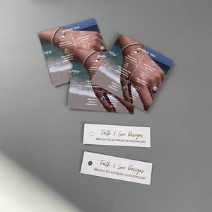 Tarjetas de Agradecimiento de Lujo 4x6 con Estampado Dorado y Logotipo Personalizado para Bodas, Pequeñas Empresas, Graduaciones, Funerales y Despedidas de Soltera - Product Image 2