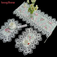 Meilleures ventes : Nappe carrée Longshow 85 cm en polyester/coton tissé, anti-taches, personnalisable, moderne, avec motif végétal brodé, pour café