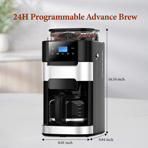 <span class=keywords><strong>Cafetera</strong></span> <span class=keywords><strong>de</strong></span> <span class=keywords><strong>goteo</strong></span> <span class=keywords><strong>con</strong></span> temporizador 24H inteligente <span class=keywords><strong>de</strong></span> fábrica <span class=keywords><strong>con</strong></span> <span class=keywords><strong>molinillo</strong></span> <span class=keywords><strong>incorporado</strong></span> Máquina <span class=keywords><strong>de</strong></span> café programable para moler y preparar - Product Image 6