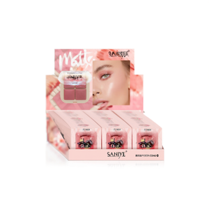 Palette de fard à joues Saniye Matte E046, maquillage pour le visage à haute pigmentation, taille standard - Product Image 1