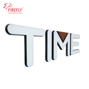 Tùy chỉnh ngoài trời thép không gỉ Backlit frontlit kênh chữ ký ánh sáng dẫn đăng ký bảng quảng cáo tường Logo signage - Product Image 5