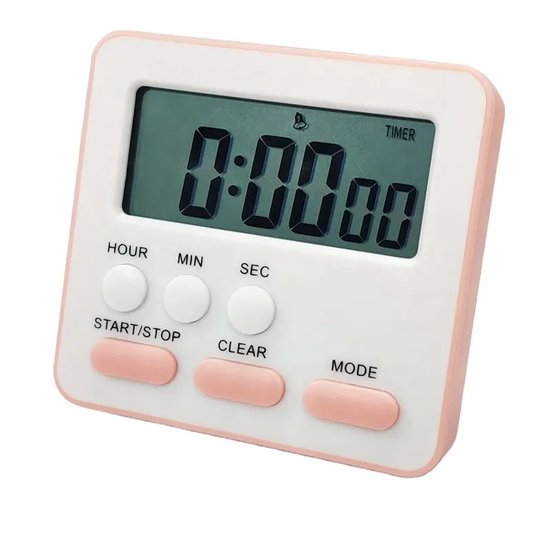RS865 Multi-color Student Time Manager Kitchen Bedroom Timer Reminder Alarm Clock Mute Multi-function Timer