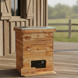 Sistema Avanzado de Cajas de Madera para Colmenas: Diseño Profesional de Observación con Marcos Langstroth Incluidos - Product Image 1