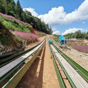 Grande piste extérieure herbe ski alpin caboteur extrême toboggan famille équipement d'amusement non alimenté - Product Image 4