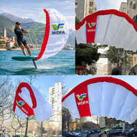 GY 4,5 m Ligne de traction pour cerf-volant de surf, résistante au vent et à l'usure, universelle pour débutants et avancés, en nylon blanc/rouge