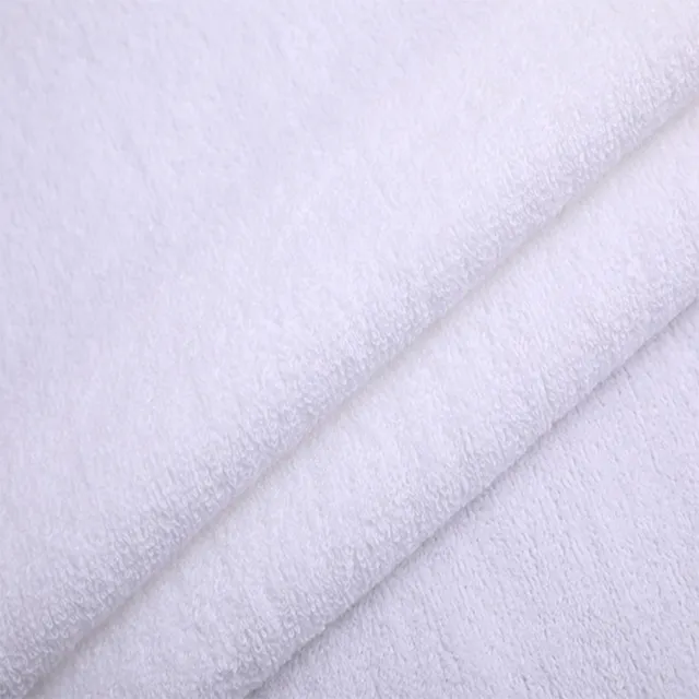 Toalla de tela de algodón blanca Doble