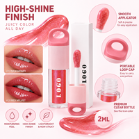 Gloss à lèvres repulpant effet miroir 3,5 ml, haute brillance, hydratant, 49 teintes, faible MOQ 1 pièce, vente en gros, logo personnalisé