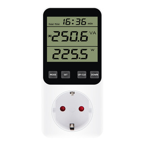 Smart Power Socket EU <b>Plug</b> Wi-Fi Energy Meter Voltage Current Display Home Usage - Product Image 2