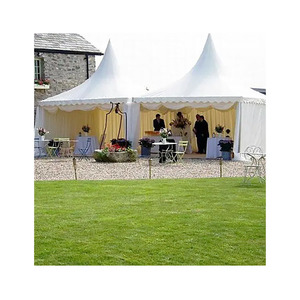 Bán buôn 3*3 gazebo lều cho bên ngoài trời sự kiện đám cưới Logo nhôm PVC vải chống cháy tán 6x6 - Product Image 3