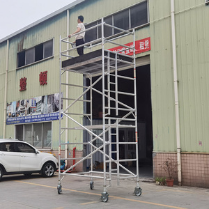 Modern Design Aluminium <strong>Scaffold</strong> <strong>Tower</strong> with Wheels Boards and Tool Belts-<strong>Used</strong> Scaffolding Accessories on <strong>Sale</strong> - Product Image 2