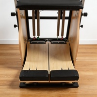Chaise Wunda de Pilates professionnelle avec doubles poignées, ressorts réglables et pédales séparées, idéale pour la maison, le studio, la remise en forme et la rééducation
