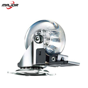 Rueda Giratoria de Cristal de 2 Pulgadas con Placa <span class=keywords><strong>para</strong></span> <span class=keywords><strong>Muebles</strong></span> Móviles - Product Image 2