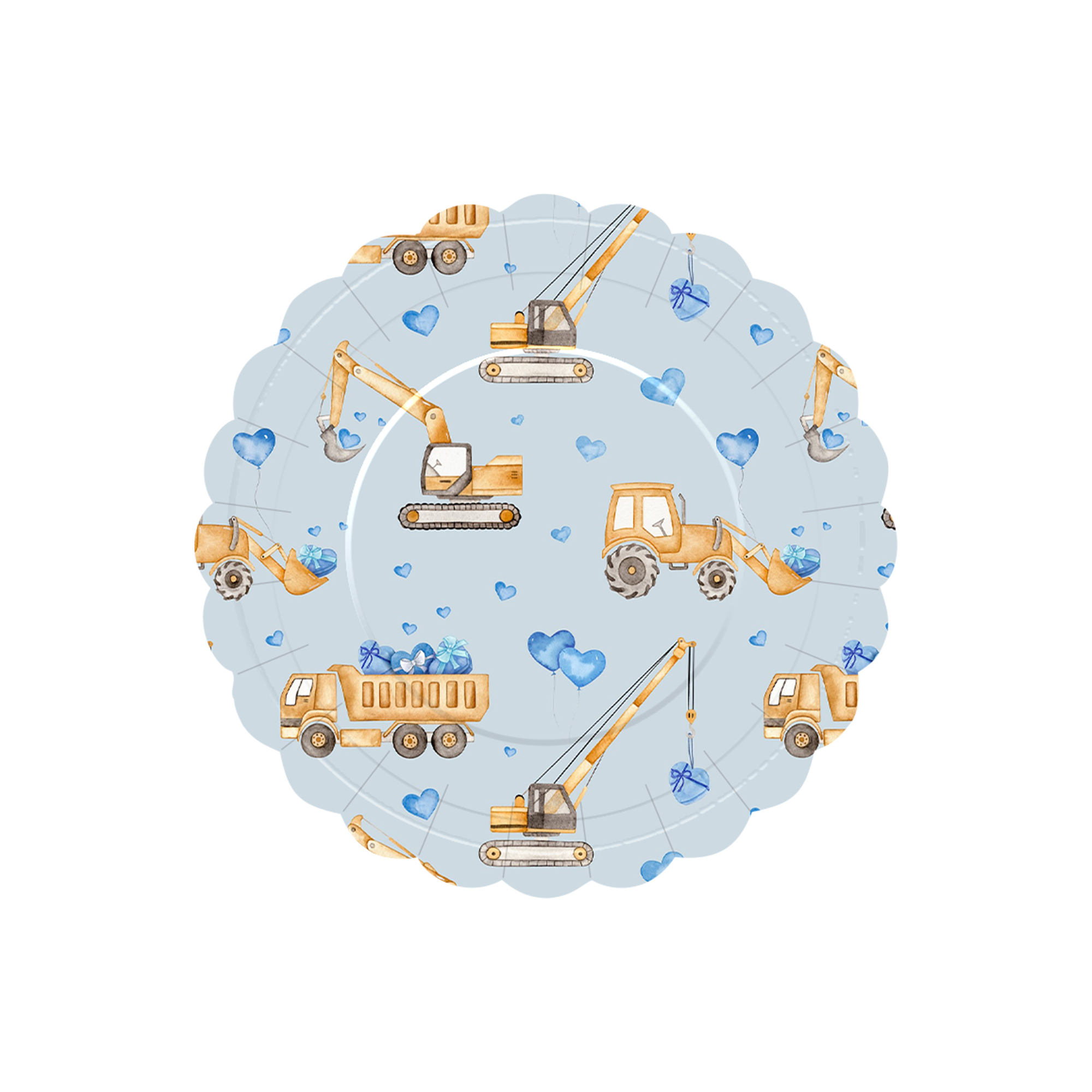 7 pulgadas * 8 piezas