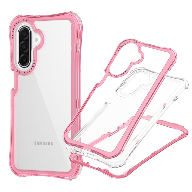 BEAUTYLINE 3 in 1 air Bag Bulk clear Cover Rugged Fancy Cell Phone Cases for samsung galaxy A16 A17 Smart Mobile Phone case