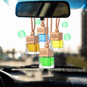 香りプレミアム高級芳香剤新品吊り下げ式ロゴガラスディフューザーペンダントピーチネクターアロムカー香水広州 - Product Image 4