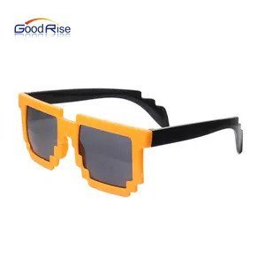 Mosaics frame weird Funny personalized style sunglasses in display Bright Colors new sun glasses