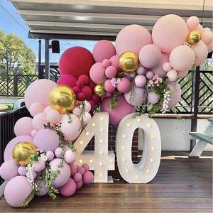 CheapParty Event Decor 3ft 4ft Outdoor Giant Wedding Love Marry Me Big Marquee Metal Letter Light up <span class=keywords><strong>Led</strong></span> Number Illuminated Sign - Product Image 4